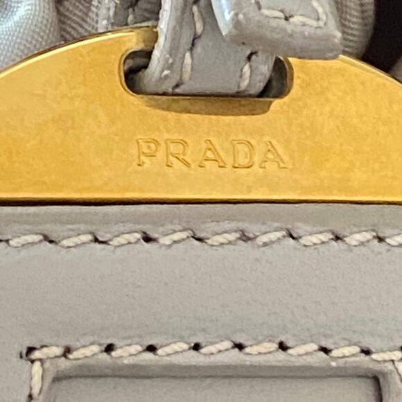 Authentic Prada Nappa Gaufre Tote Bag – Beige Leather - Picture 12 of 12